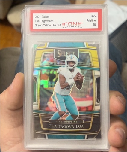 2021 Panini Select #22 Tua Tagovailoa — front