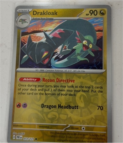 2024 Pokémon #072 Drakloak — front