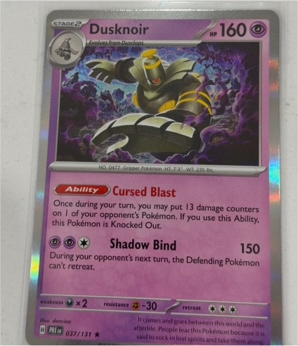 2023 Pokémon #037 Dusknoir — front