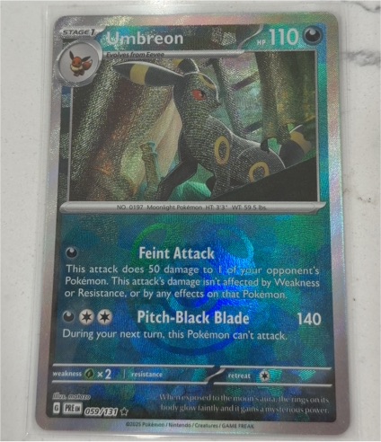 2025 Pokémon Prismatic Evolutions #059 Umbreon — front