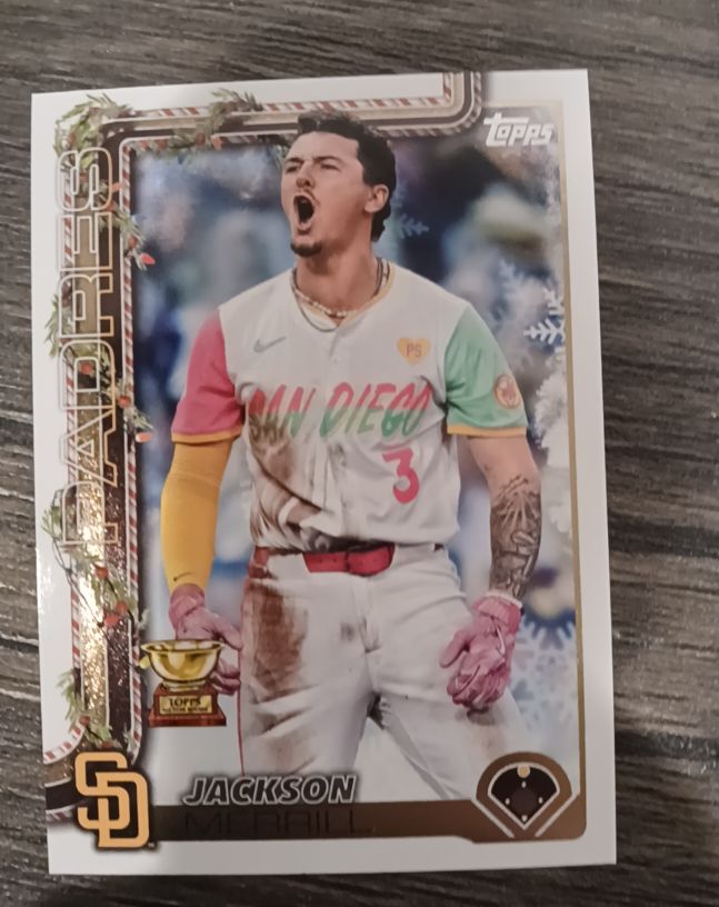 2025 Topps Holiday #H30 Jackson Merrill — front