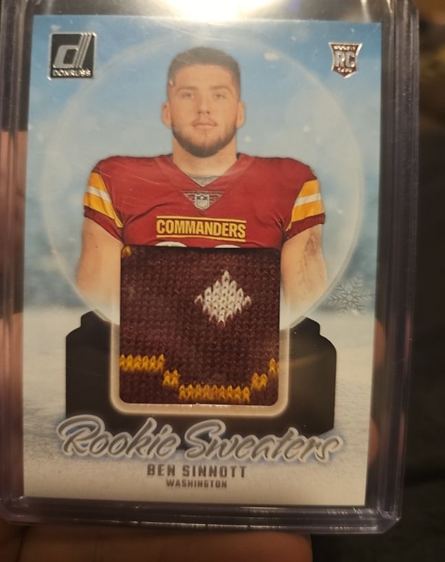 2024 Donruss Rookie Holiday Sweater #RHS-BSI Ben Sinnott — front