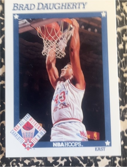 1991-92 Hoops #249 Brad Daugherty — front