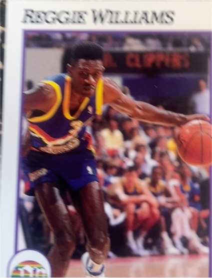 1991-92 Hoops #56 Reggie Williams — front