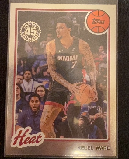 2025-26 Topps 45th Anniversary #80BK-27 Kel'el Ware — front