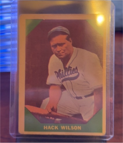 1960 Fleer #48 Hack Wilson — front