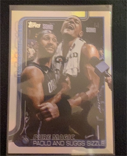 2025-26 Topps #271 Pure Magic, Paolo and Suggs Sizzle — front