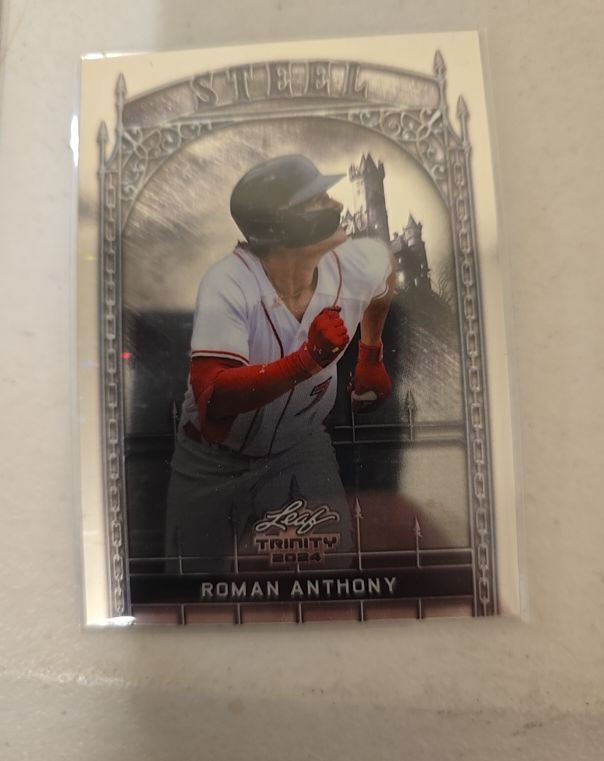 2024 Leaf Trinity Steel Roman Anthony — front