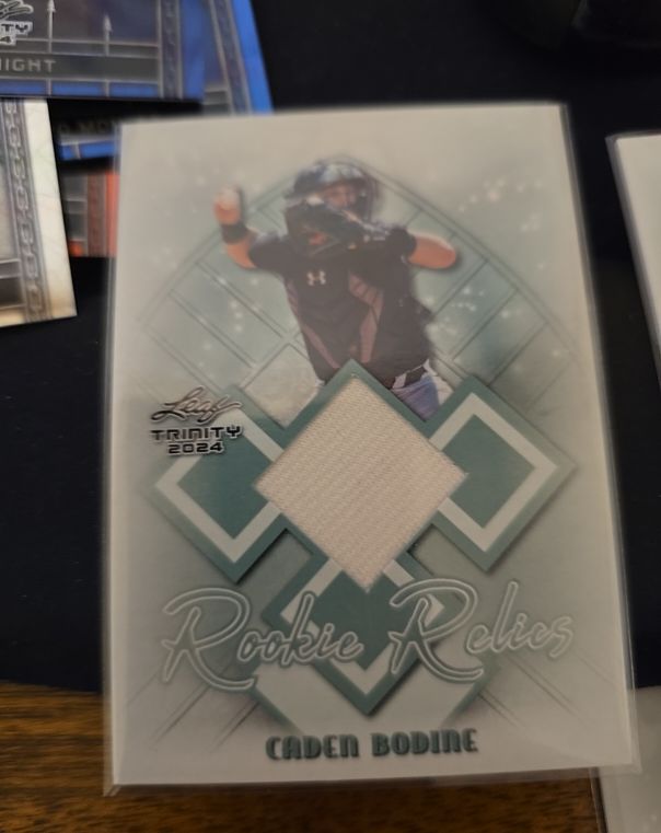 2024 Leaf Trinity Rookie Relics #RR Caden Bodine — front