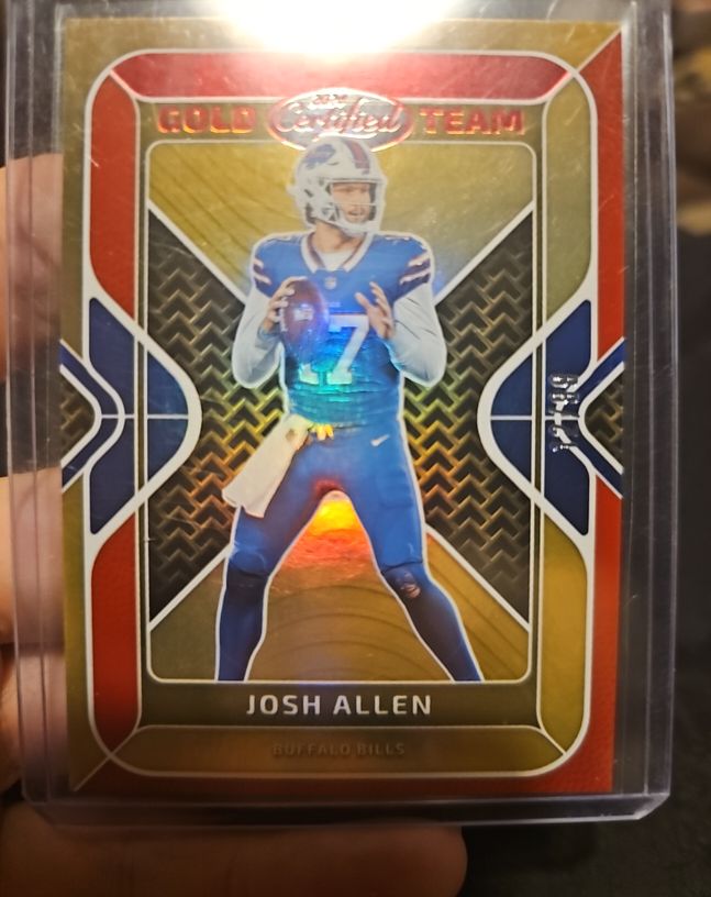 2024 Panini Certified #GT-JAN Josh Allen Gold Team — front