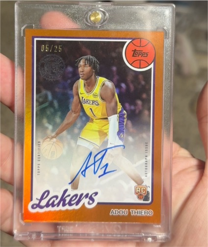 2025-26 Topps Basketball #80BK-79 Adou Thiero — front