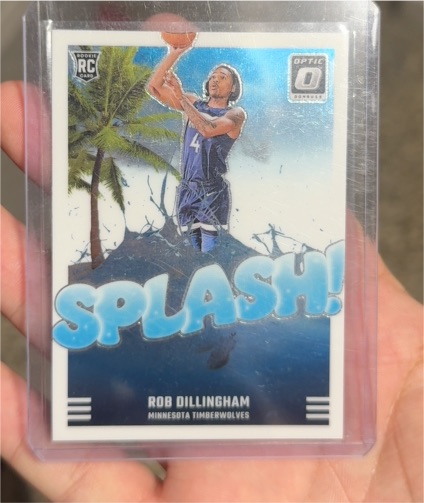 2024-25 Panini Donruss Optic #8 Rob Dillingham Splash Rookie — front