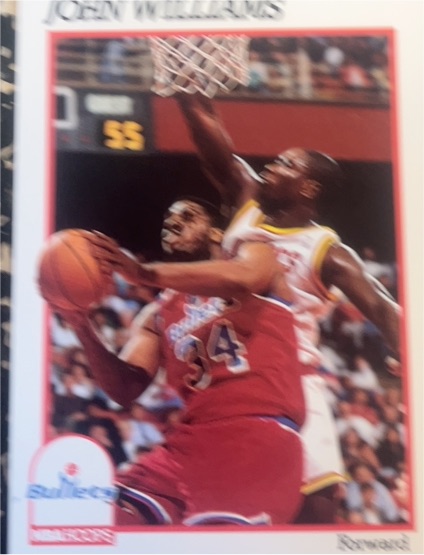 1991-92 Hoops #220 John Williams — front
