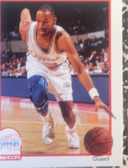 1991-92 Hoops #93 Ron Harper Los Angeles Clippers — front