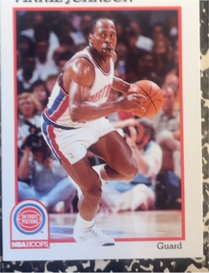 1991-92 Hoops McDonald's #13 Isiah Thomas — front