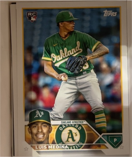 2023 Topps Update #US311 Luis Medina — front