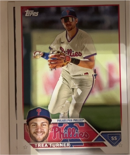 2023 Topps #475 Trea Turner — front