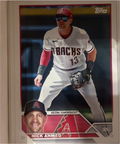 2023 Topps Update #US12 Nick Ahmed Arizona Diamondbacks — front