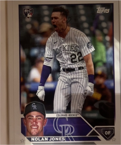 2023 Topps Update #US85 Nolan Jones — front