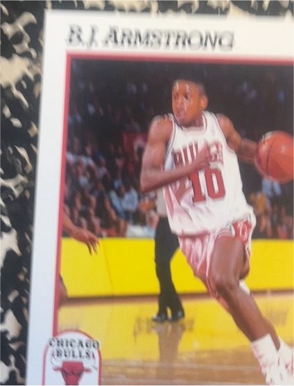 1991-92 NBA Hoops #26 B.J. Armstrong — front