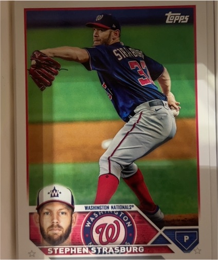 2023 Topps Update #US325 Stephen Strasburg — front