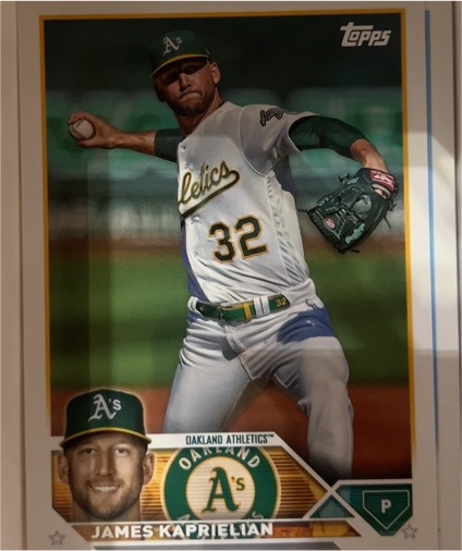 2023 Topps Update #US240 James Kaprielian — front
