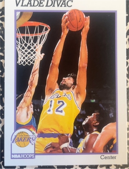 1991-92 NBA Hoops #99 Vlade Divac — front