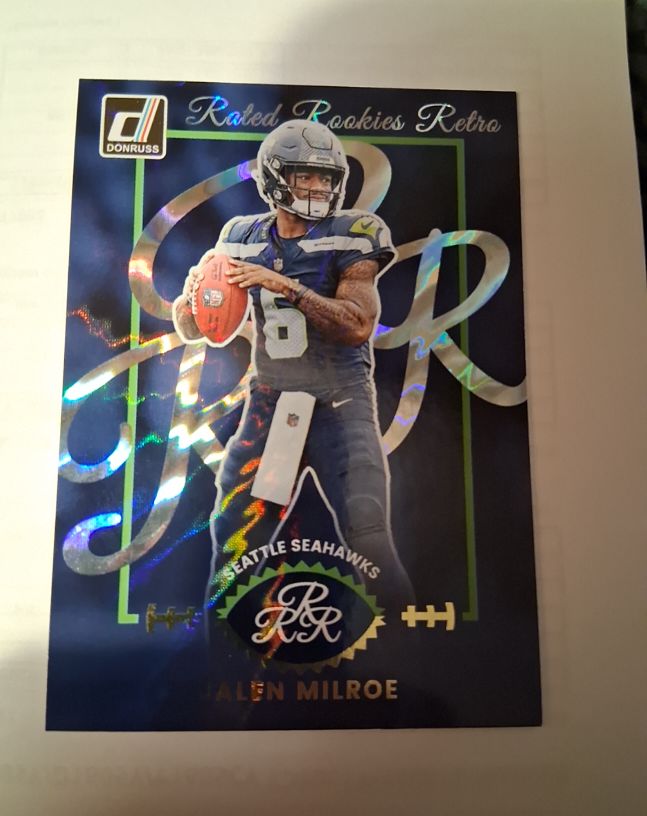 2025 Panini Donruss #16 Jalen Milroe Rated Rookies Retro — front
