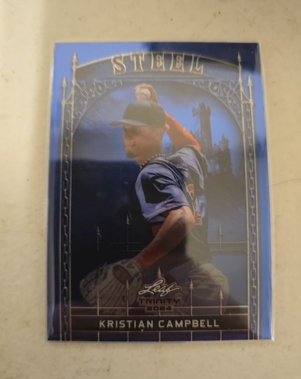 2024 Leaf Trinity Steel #Kristian Campbell — front