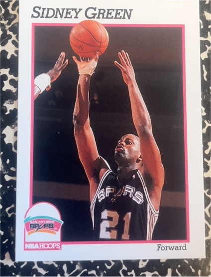 1991-92 NBA Hoops #191 Sidney Green — front