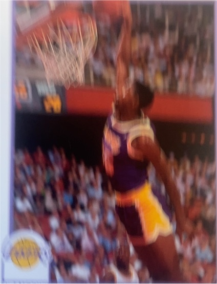 1980 Basketball Magic Johnson Los Angeles Lakers — front