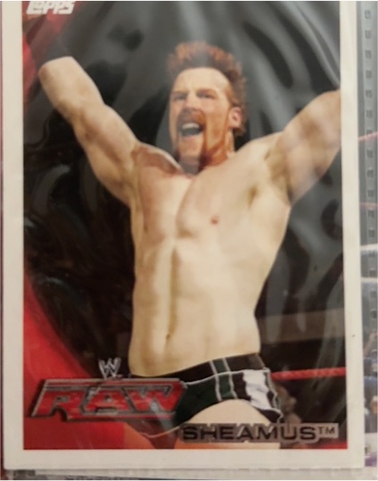 2010 Topps WWE #55 Sheamus — front