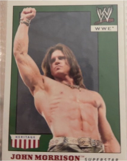 2008 Topps Heritage IV WWE #28 John Morrison — front