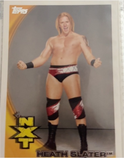 2010 Topps WWE #71 Heath Slater — front