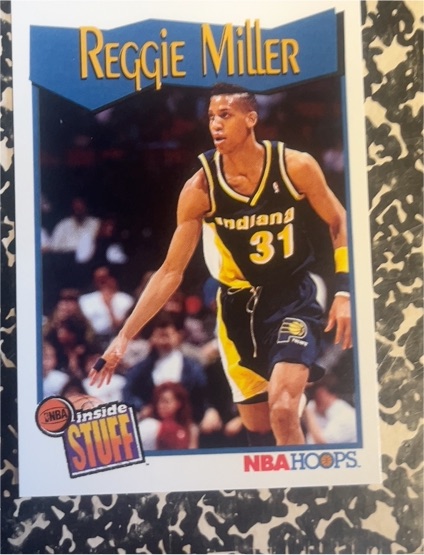 1991-92 NBA Hoops #303 Reggie Miller — front