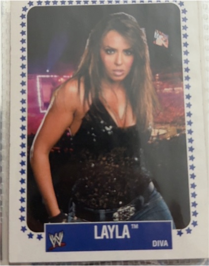 2008 Topps Heritage IV WWE #63 Layla — front