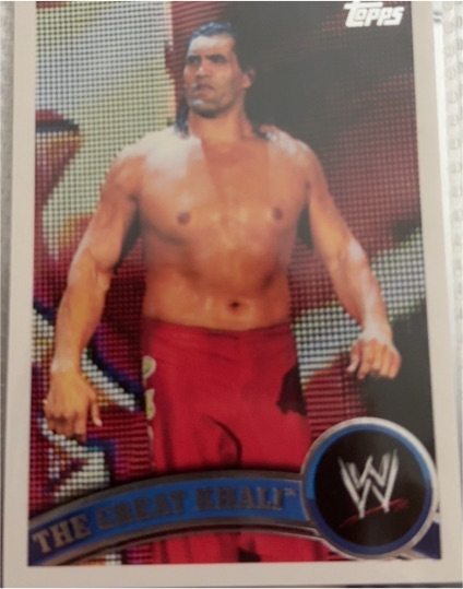 2011 Topps WWE #30 The Great Khali — front