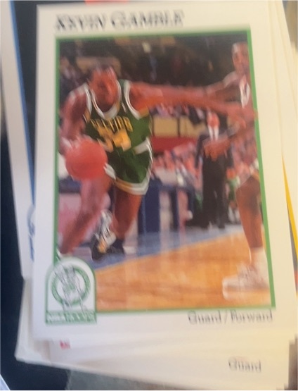 1991-92 NBA Hoops #11 Kevin Gamble — front