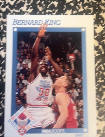 1991-92 Hoops #254 Bernard King All-Stars East — front
