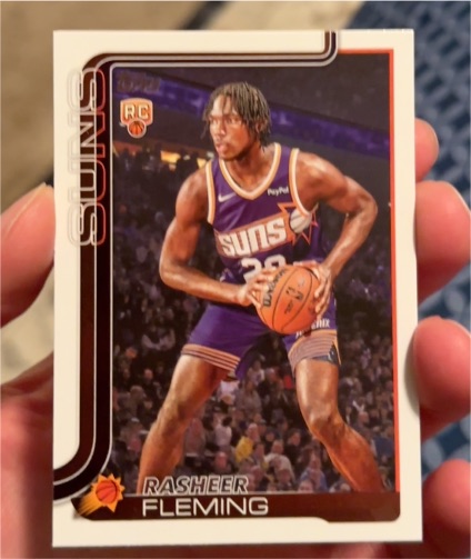 2025-26 Topps #231 Rasheer Fleming — front