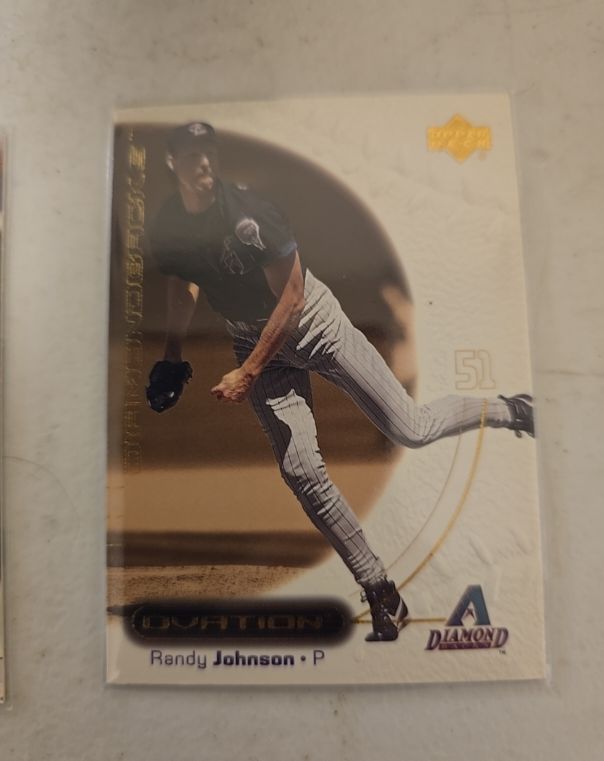 2001 Upper Deck Ovation #38 Randy Johnson — front