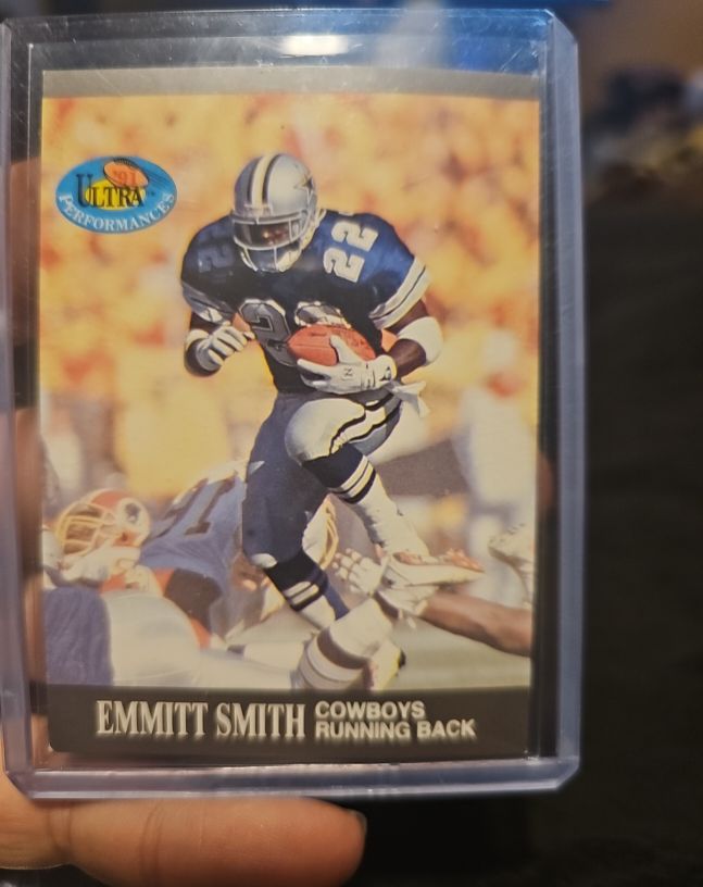 1991 Fleer Ultra Performances #1 Emmitt Smith — front