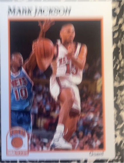 1991-92 Hoops #141 Mark Jackson — front