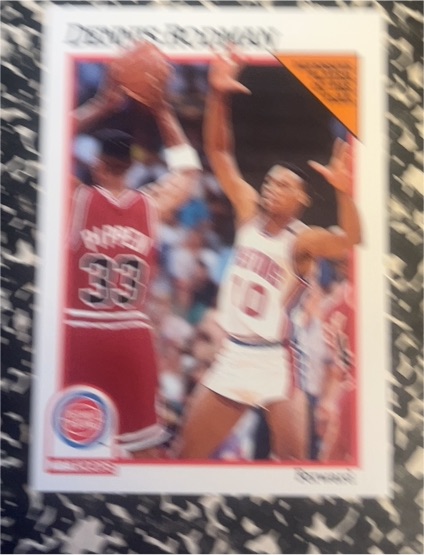 1991-92 Hoops #64 Dennis Rodman — front