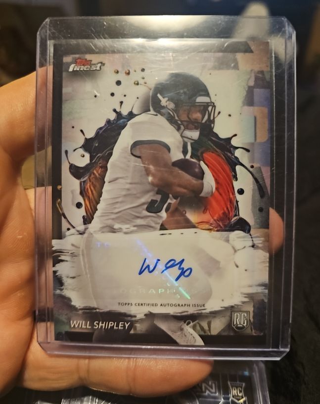 2024 Topps Finest Rookie Finest Autographs #RFA-WS Will Shipley — front