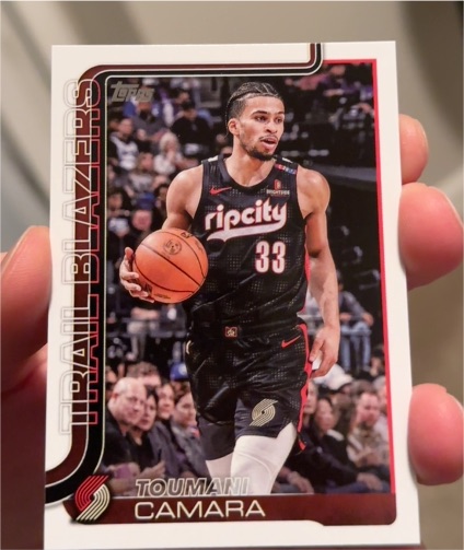 2025-26 Topps #128 Toumani Camara — front