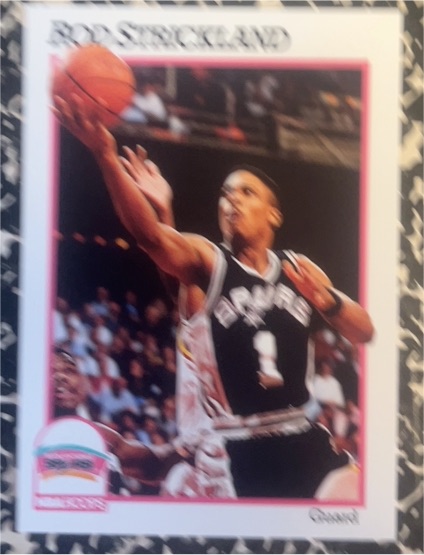 1991-92 Hoops #196 Rod Strickland — front