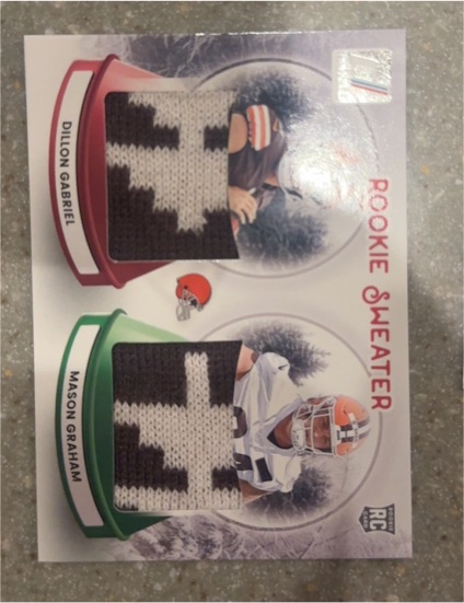 2025 Panini Donruss #SWED-CLE Dillon Gabriel / Mason Graham — front