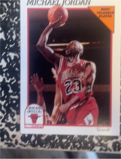 1991-92 NBA Hoops #30 Michael Jordan — front