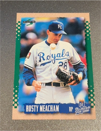 1995 Score #83 Rusty Meacham — front